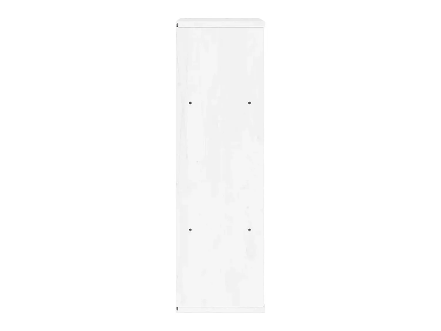 Prateleira*vidaxl Armário lateral ODDA 40x24x79 cm pinho de madeira maciça Branco