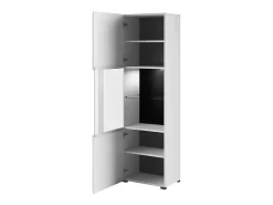 Online Petits-Meubles Armário LED Louis Blanc de 1 porta Branco