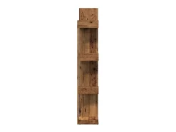 Biblioteca*vidaxl Armário livros madeira antiga 86x25,5x140 cm madeira trabalhada Castanho