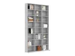 New vidaxl Armário p/ CD 102x23x177,5 cm derivados madeira sonoma Cinzento