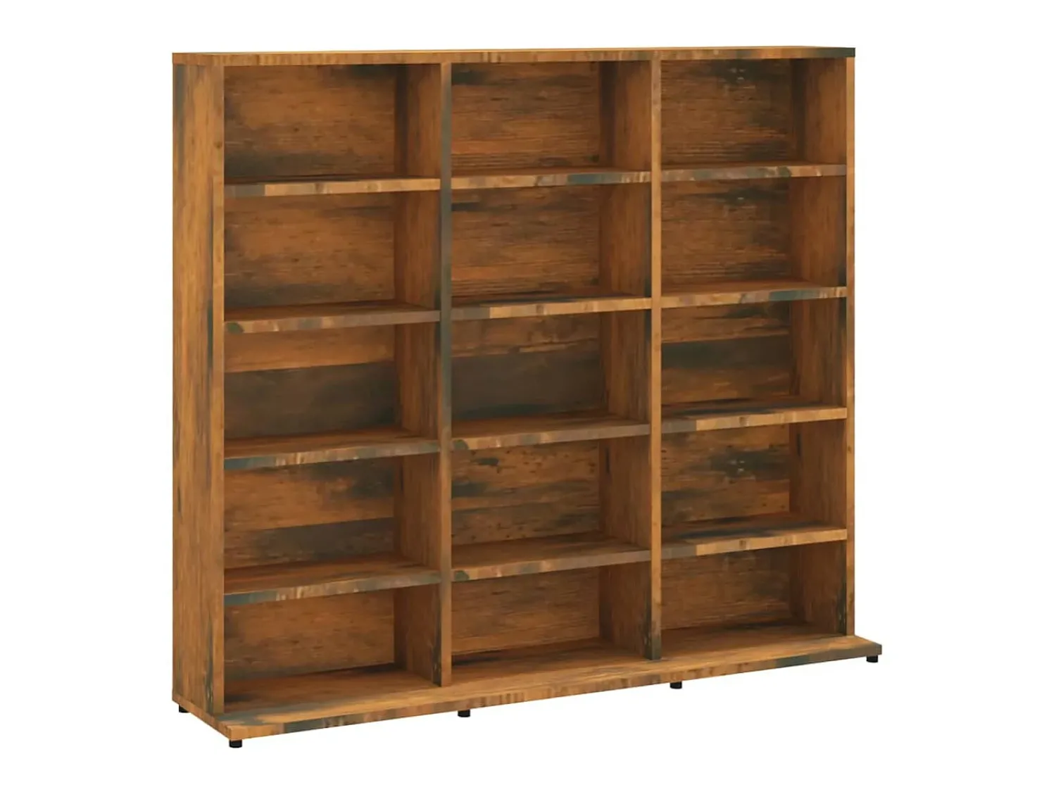 Móvel De Arrumação*vidaxl Armário p/ CD 100x23x89,5 cm derivados madeira carvalho fumado Natural claro