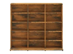 Móvel De Arrumação*vidaxl Armário p/ CD 100x23x89,5 cm derivados madeira carvalho fumado Natural claro