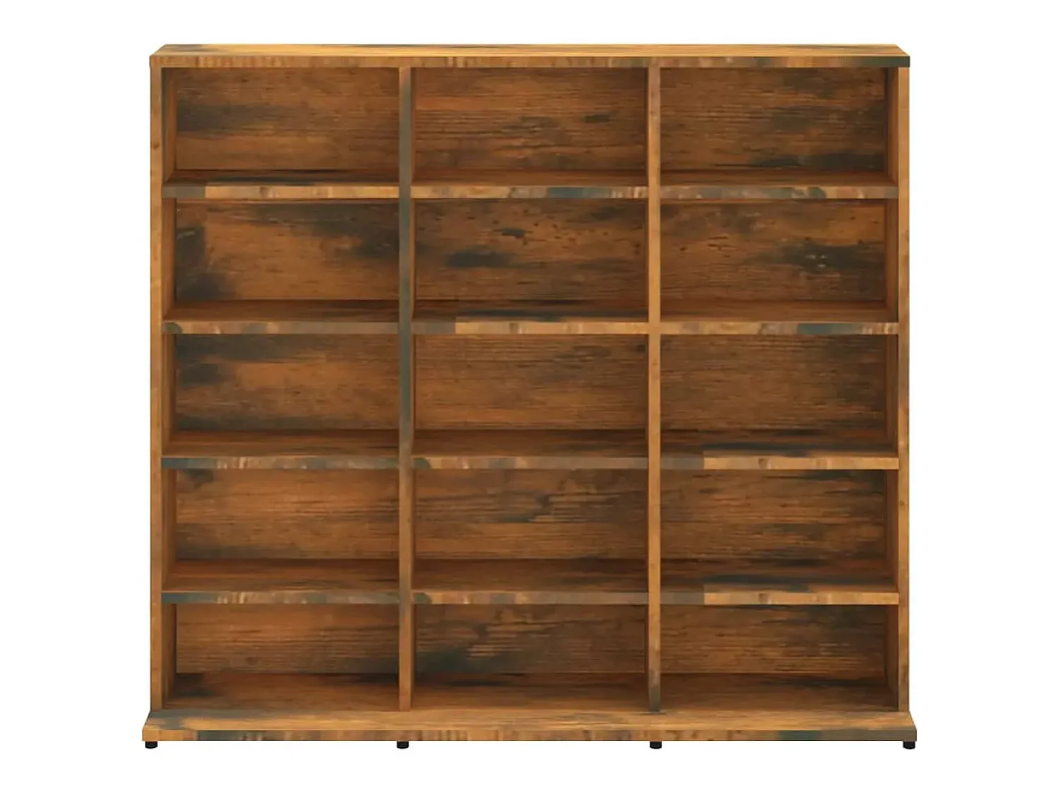 Móvel De Arrumação*vidaxl Armário p/ CD 100x23x89,5 cm derivados madeira carvalho fumado Natural claro