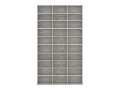 Móvel De Arrumação|vidaxl Armário p/ CD 102x16x177,5cm derivados de madeira cinza cimento Cinzento