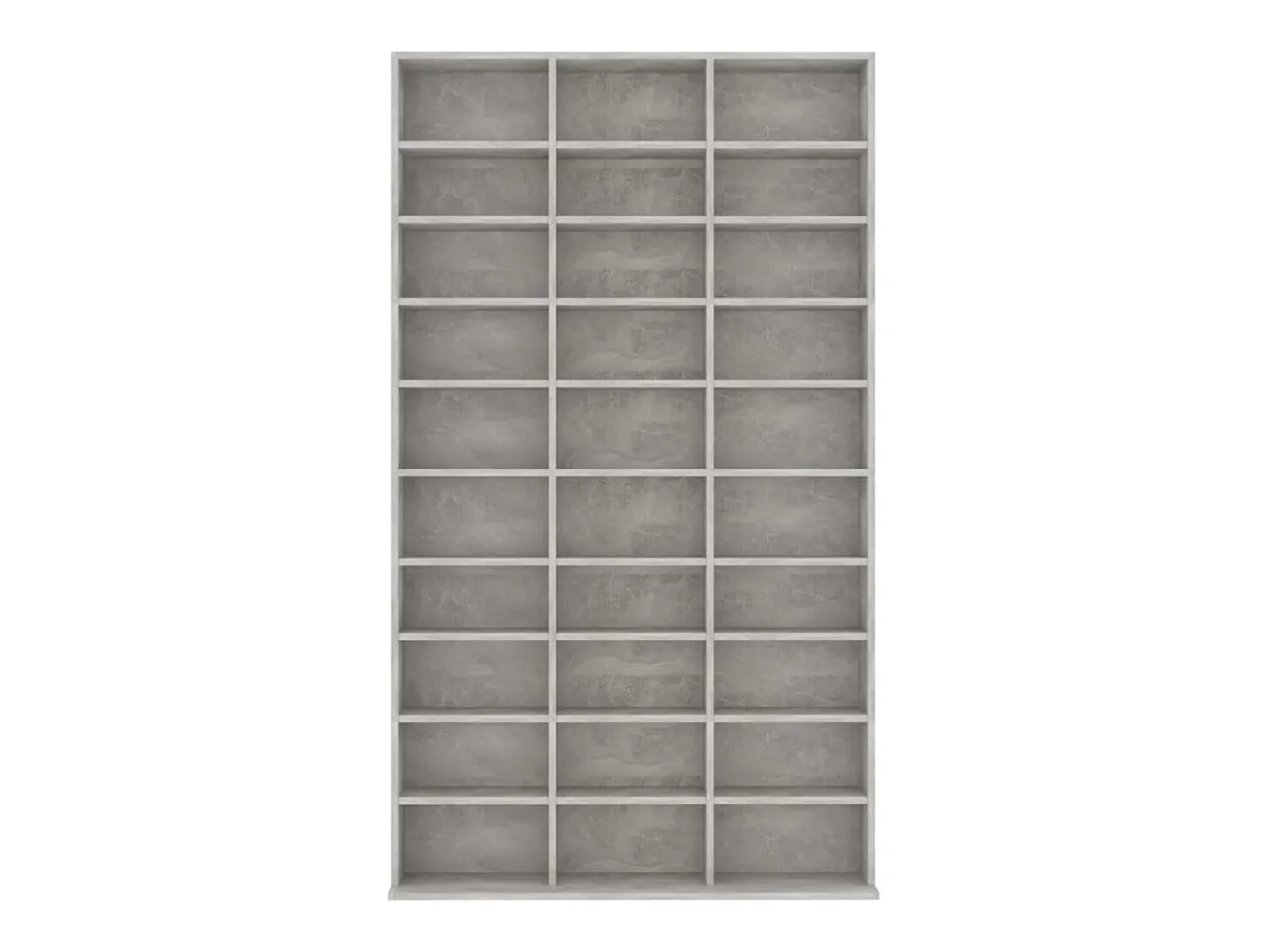 Móvel De Arrumação|vidaxl Armário p/ CD 102x16x177,5cm derivados de madeira cinza cimento Cinzento