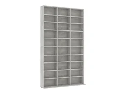 Móvel De Arrumação|vidaxl Armário p/ CD 102x16x177,5cm derivados de madeira cinza cimento Cinzento