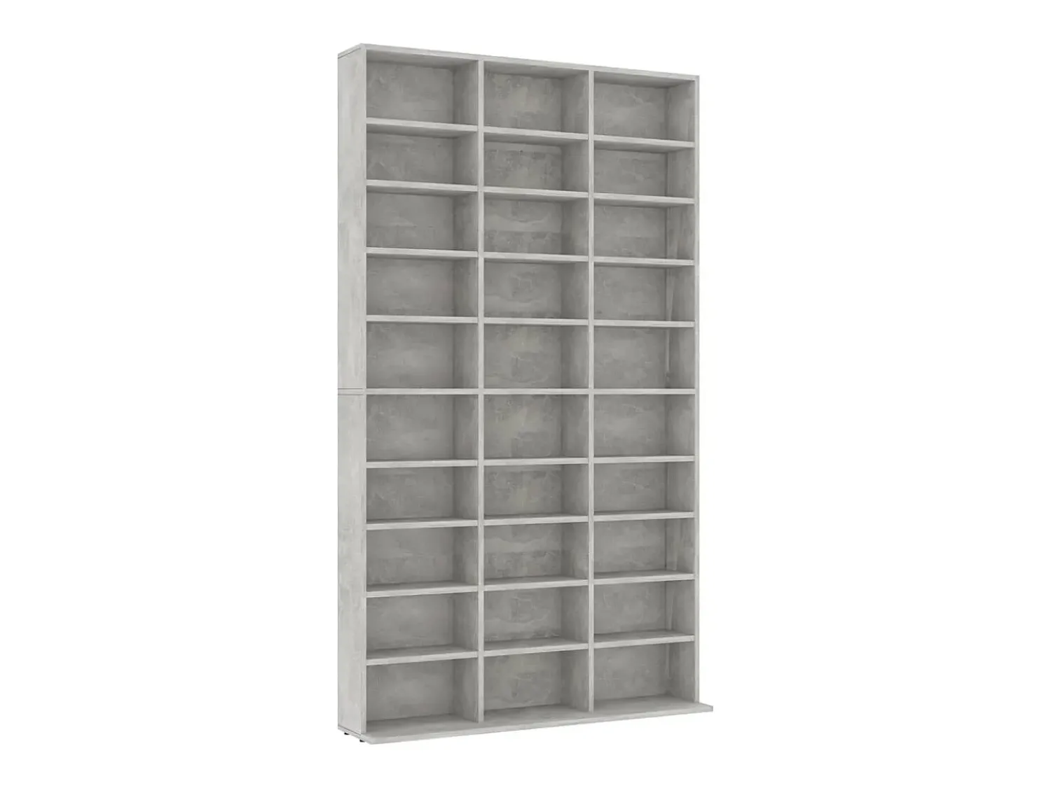 Móvel De Arrumação|vidaxl Armário p/ CD 102x16x177,5cm derivados de madeira cinza cimento Cinzento