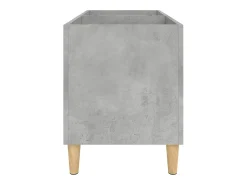 vidaxl Armário p/ discos 74,5x38x48 cm derivados madeira cinza-cimento^ Móvel De Arrumação