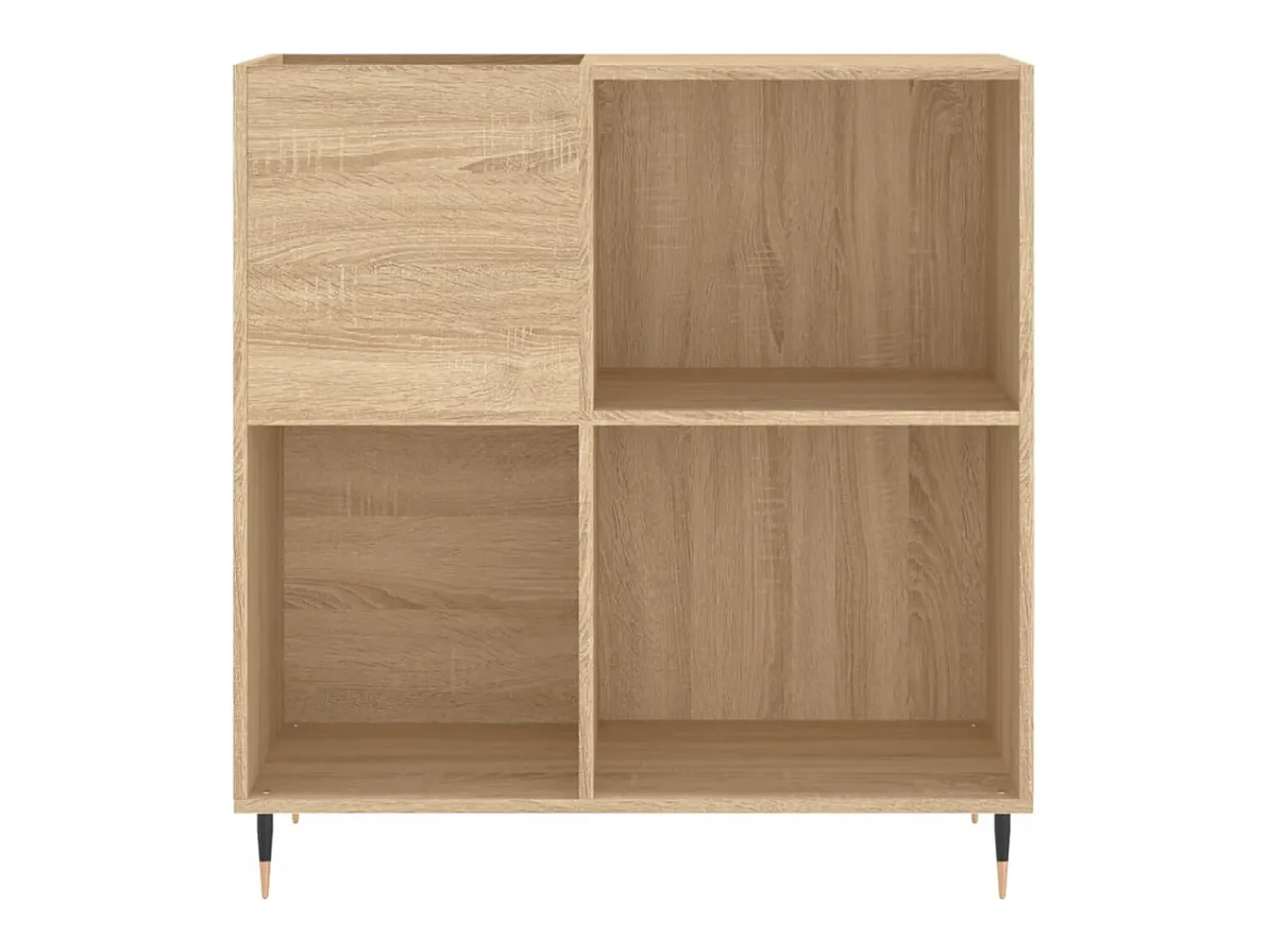 Sale vidaxl Armário p/ discos 84,5x38x89 cm deriv. madeira carvalho sonoma Natural claro