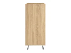 Móvel De Arrumação|vidaxl Armário p/ discos 84,5x38x89 cm deriv. madeira carvalho sonoma Natural claro