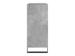 Móvel De Arrumação*vidaxl Armário p/ discos 84,5x38x89 cm derivados madeira cinza-cimento Cinzento