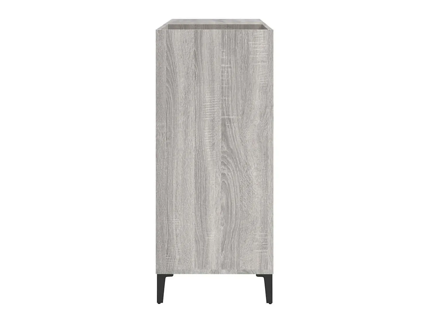 Móvel De Arrumação*vidaxl Armário p/ discos 84,5x38x89 cm derivados madeira cinza sonoma Cinzento