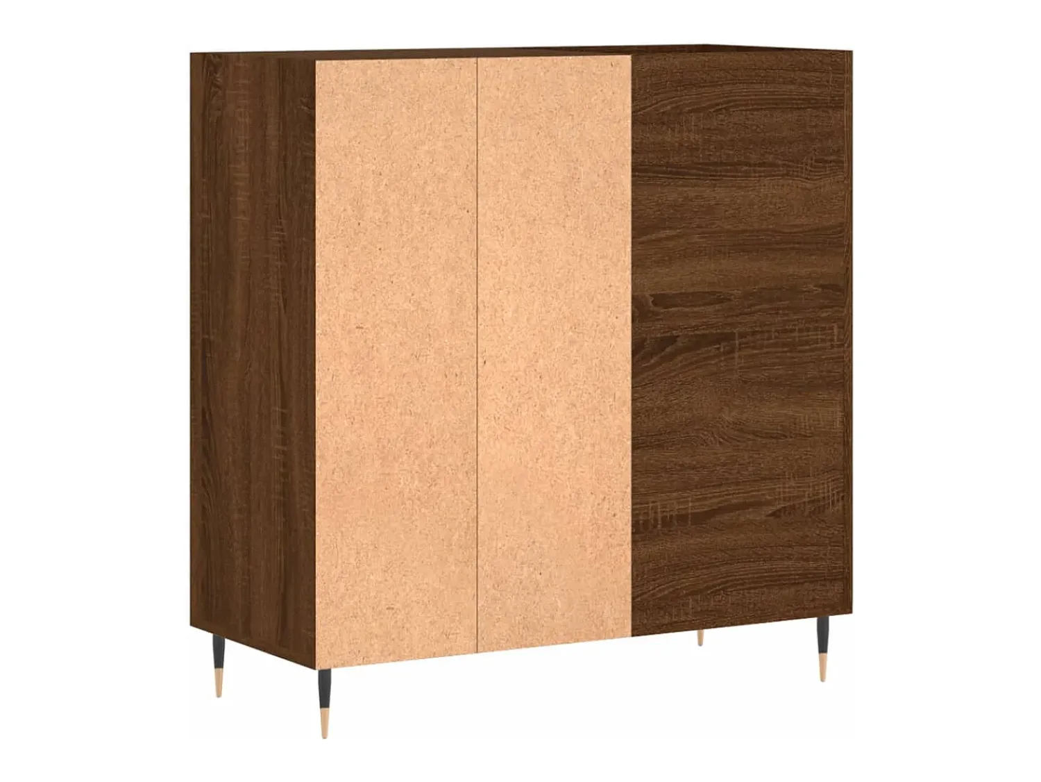Móvel De Arrumação|vidaxl Armário p/ discos 84,5x38x89cm deriv. madeira carvalho castanho Natural claro
