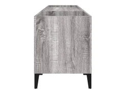 Móvel De Arrumação|vidaxl Armário p/ discos 121x38x48cm derivados madeira sonoma Cinzento