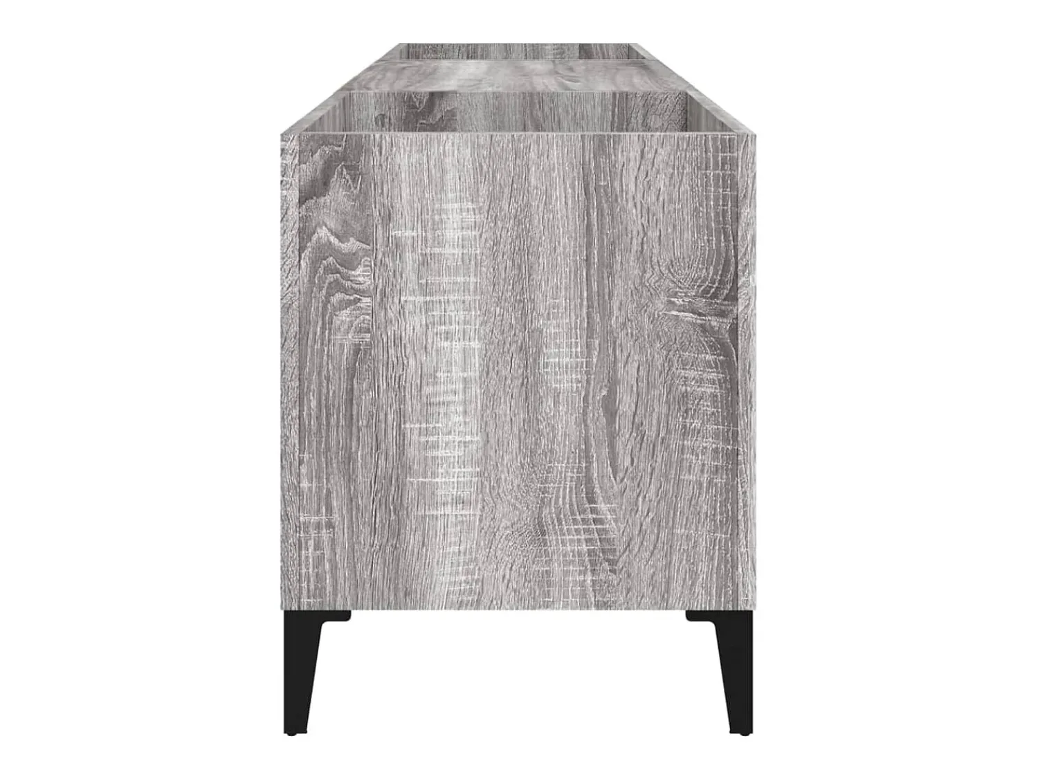 Móvel De Arrumação|vidaxl Armário p/ discos 121x38x48cm derivados madeira sonoma Cinzento
