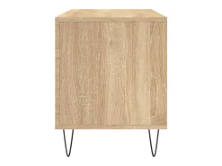 Móvel De Arrumação|vidaxl Armário p/ discos 100x38x48cm derivados madeira carvalho sonoma Natural claro