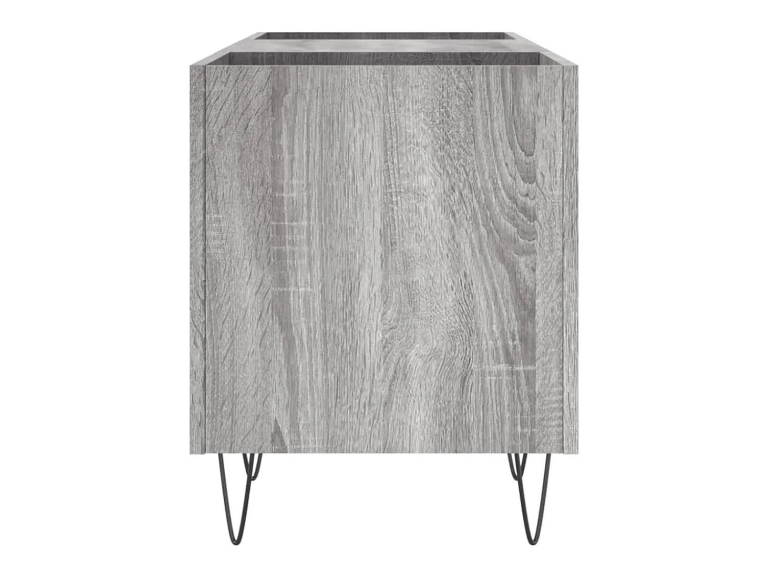 Móvel De Arrumação*vidaxl Armário p/ discos 121x38x48cm derivados madeira sonoma Cinzento