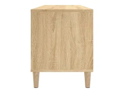 Móvel De Arrumação*vidaxl Armário p/ discos 100x38x48cm derivados madeira carvalho sonoma Natural claro