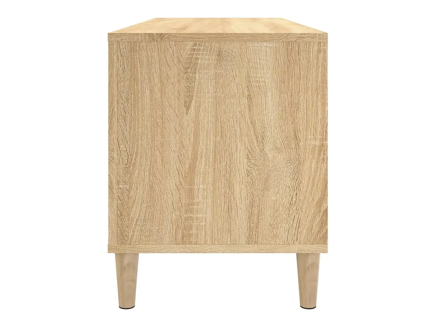 Móvel De Arrumação*vidaxl Armário p/ discos 100x38x48cm derivados madeira carvalho sonoma Natural claro