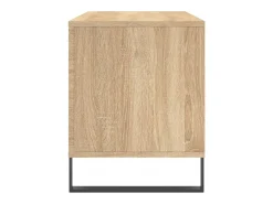 Discount vidaxl Armário p/ discos 100x38x48cm derivados madeira carvalho sonoma Natural claro