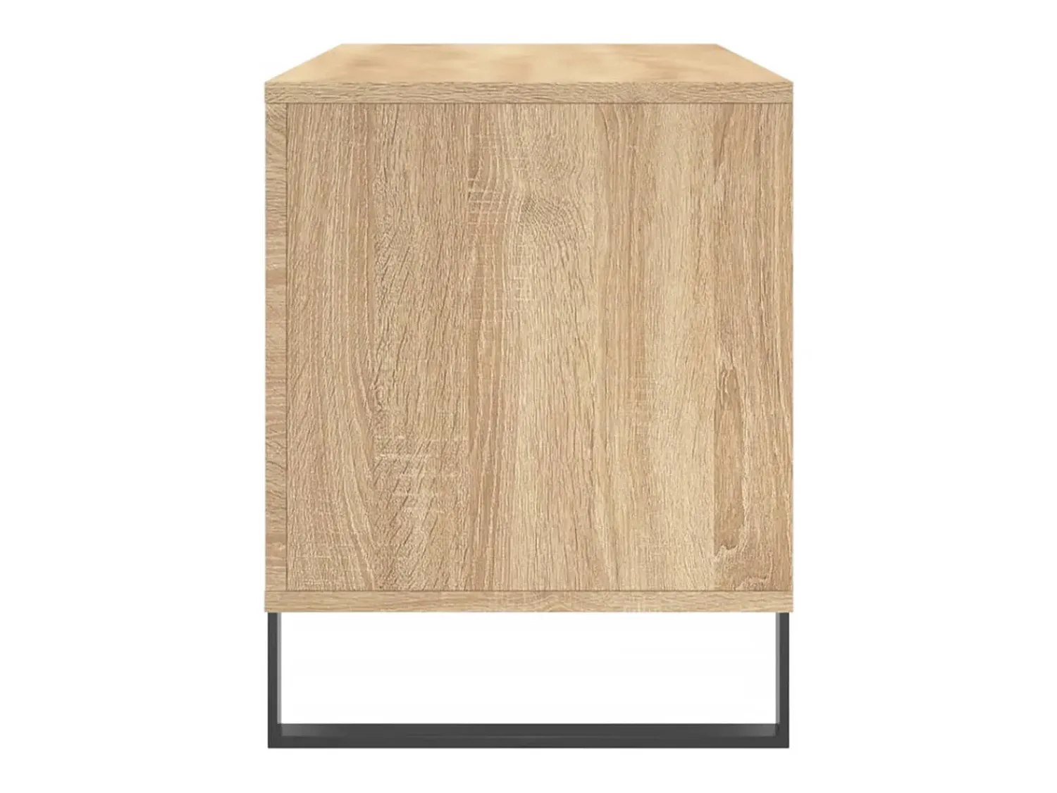 Discount vidaxl Armário p/ discos 100x38x48cm derivados madeira carvalho sonoma Natural claro