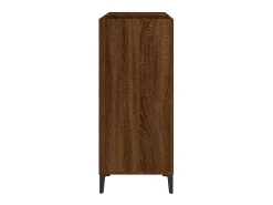 Hot vidaxl Armário p/ discos 84,5x38x89cm deriv. madeira carvalho castanho Natural claro