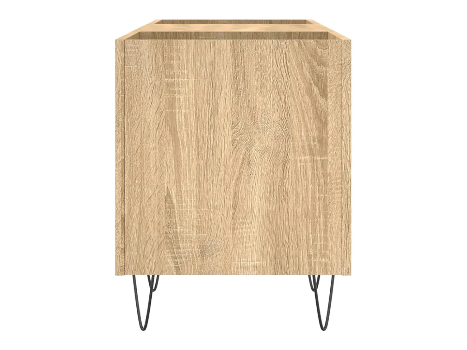 Móvel De Arrumação|vidaxl Armário p/ discos 121x38x48cm derivados madeira carvalho sonoma Castanho