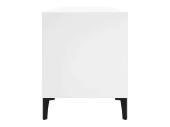 Discount vidaxl Armário para discos 100x38x48 cm derivados de madeira Branco