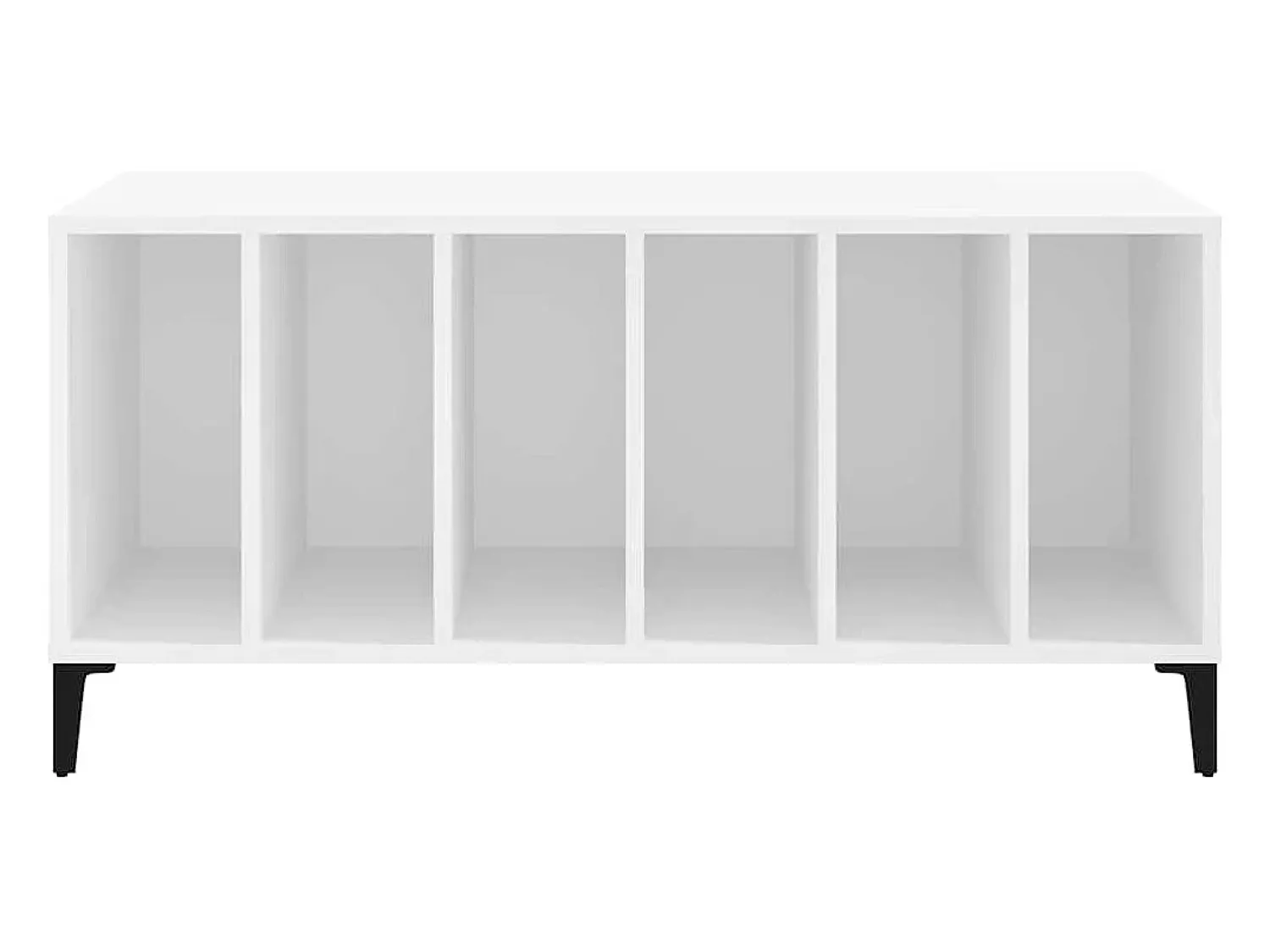 Discount vidaxl Armário para discos 100x38x48 cm derivados de madeira Branco