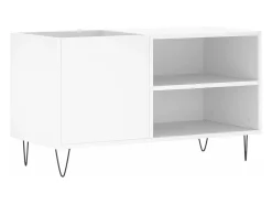 Outlet vidaxl Armário para discos 85x38x48 cm derivados de madeira Branco