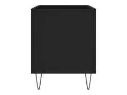 Discount vidaxl Armário para discos 74,5x38x48 cm derivados de madeira Preto
