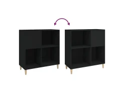 vidaxl Armário para discos 84,5x38x89 cm derivados de madeira^ Móvel De Arrumação