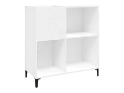 Móvel De Arrumação*vidaxl Armário para discos 84,5x38x89 cm derivados de madeira Branco