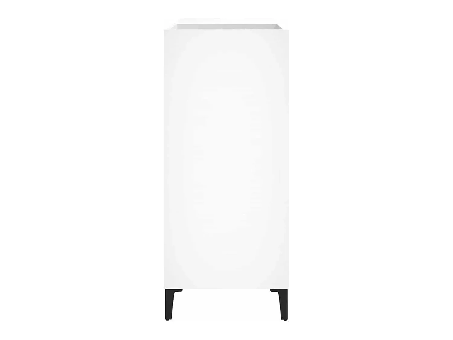 Móvel De Arrumação*vidaxl Armário para discos 84,5x38x89 cm derivados de madeira Branco