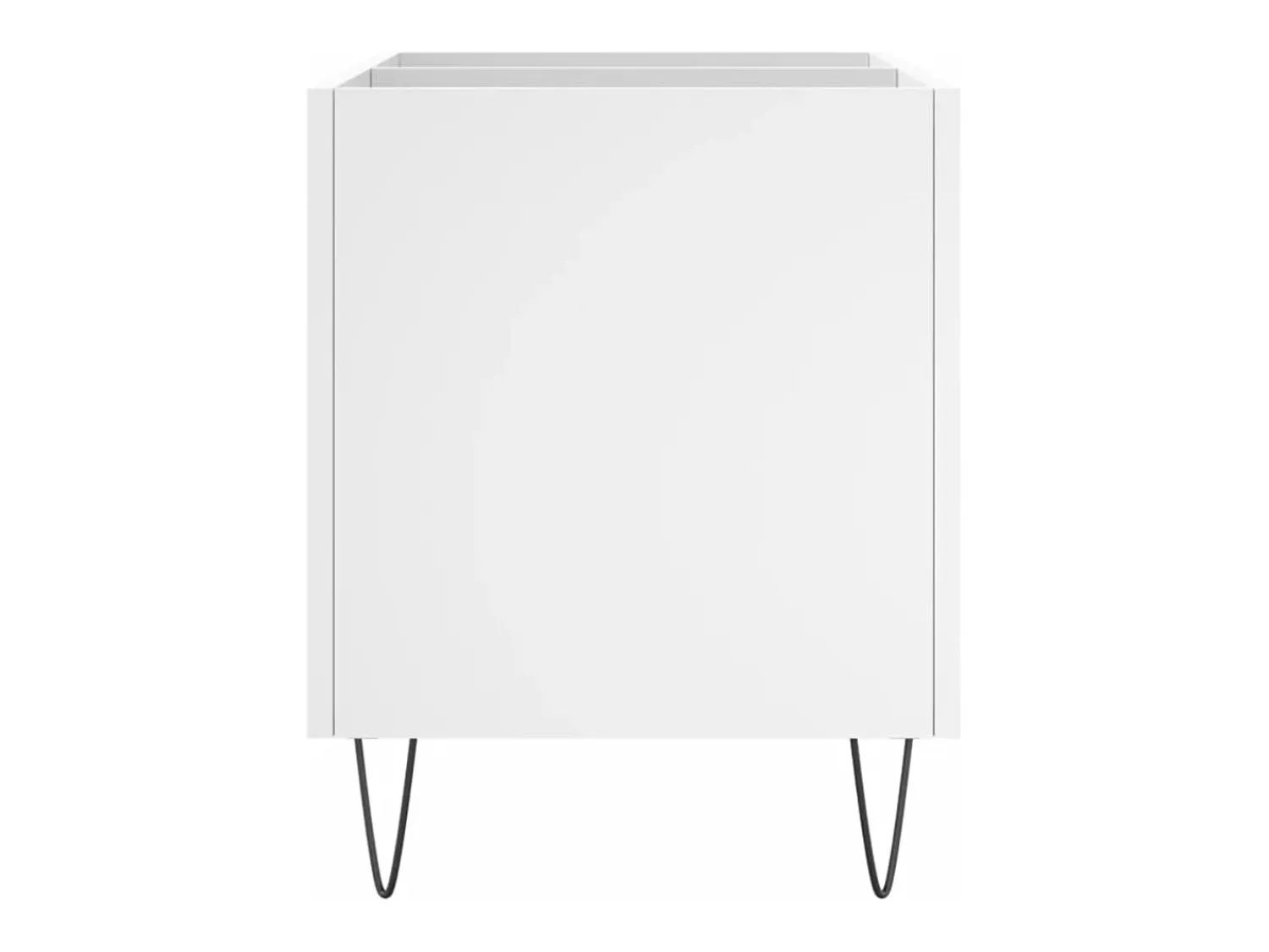 Móvel De Arrumação*vidaxl Armário para discos 74,5x38x48 cm derivados de madeira Branco
