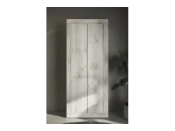 Móvel De Entrada|Meublorama Armário para entrada de casa, coleção CISA, cor carvalho . Branco
