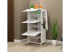 ARMÁRIO PARA SAPATOS ARMÁRIO MODULAR GUARDA-ROUPA ESTANTE MODERNA Branco