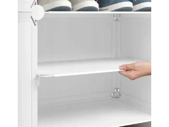 ARMÁRIO PARA SAPATOS ARMÁRIO MODULAR GUARDA-ROUPA ESTANTE MODERNA Branco