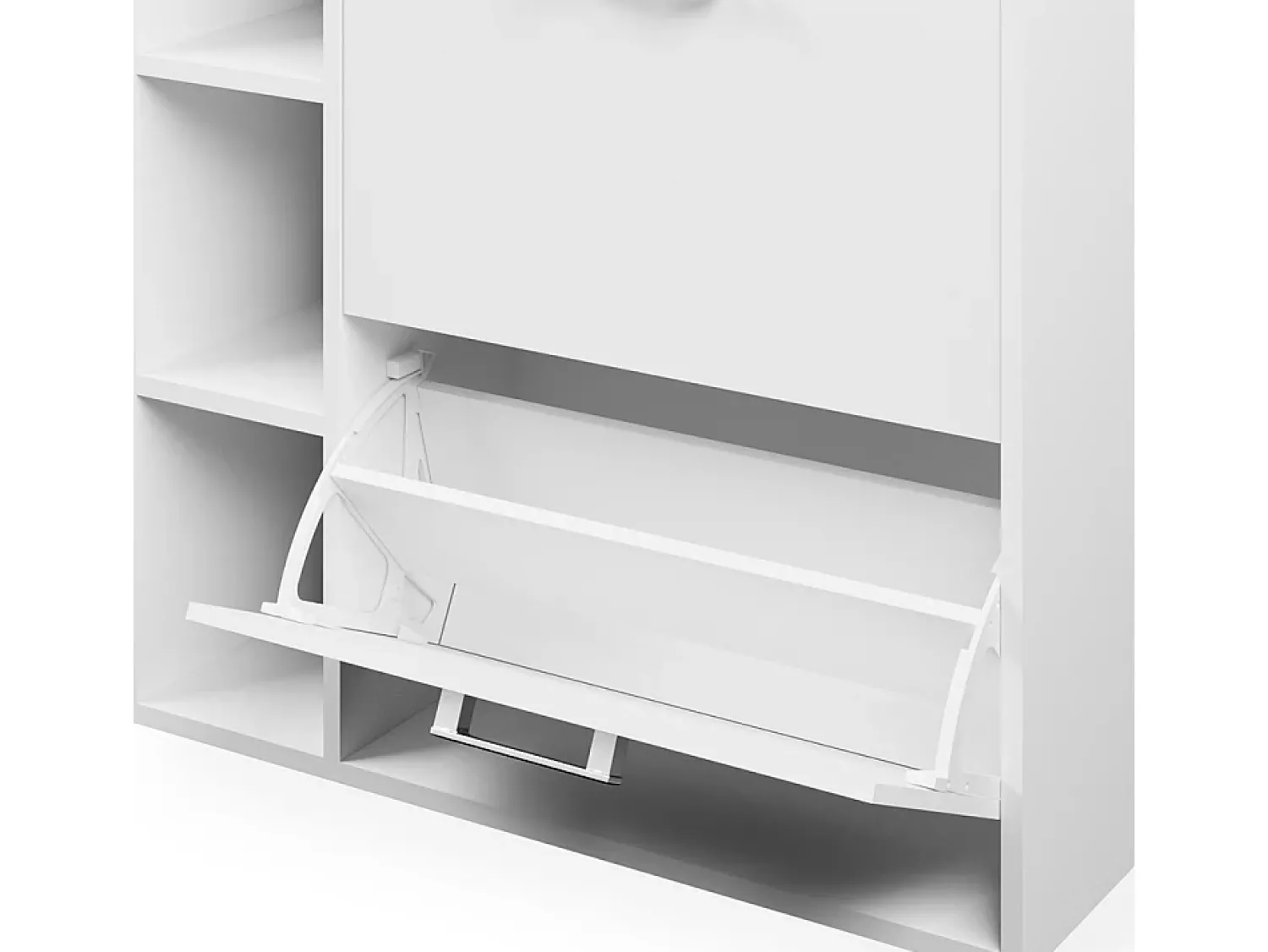 Móvel De Arrumação|Sapateira|Vicco Armário para sapatos 24.5x80x90 orlando Branco