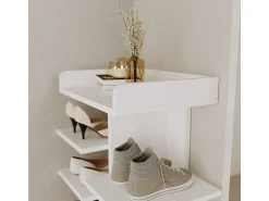Móvel De Arrumação|Sapateira|Vicco Armário para sapatos 45x30x114 stepy Branco