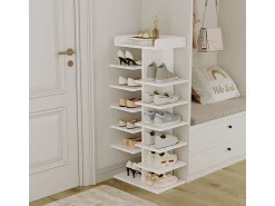 Móvel De Arrumação|Sapateira|Vicco Armário para sapatos 45x30x114 stepy Branco