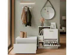Móvel De Arrumação|Sapateira|Vicco Armário para sapatos 80x39x90 orlando Branco