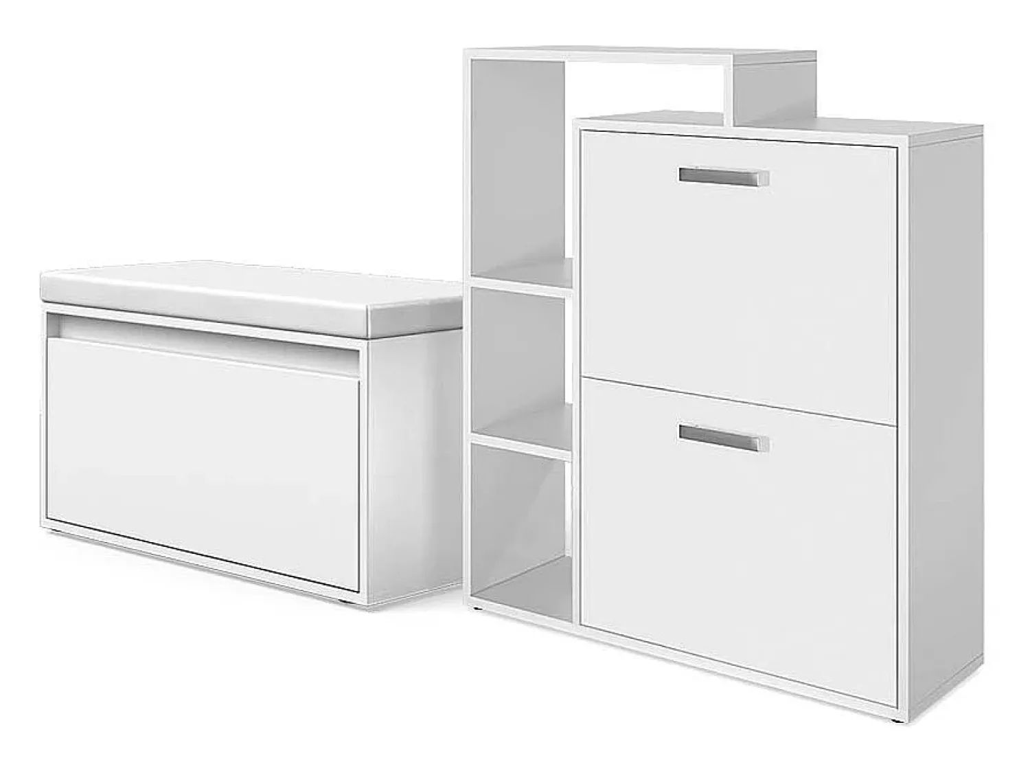 Móvel De Arrumação|Sapateira|Vicco Armário para sapatos 80x39x90 orlando Branco
