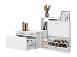 Móvel De Arrumação|Sapateira|Vicco Armário para sapatos 80x39x90 orlando Branco