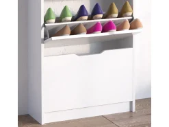 Móvel De Arrumação|Sapateira*Vicco Armário para sapatos 59x22x105 luca Branco