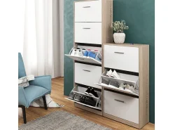 Vicco Armário para sapatos /sonoma 59x22x105 gizmo^ Móvel De Arrumação|Sapateira