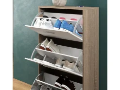 Vicco Armário para sapatos /sonoma 59x22x105 gizmo^ Móvel De Arrumação|Sapateira
