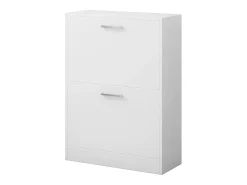 Móvel De Arrumação|Sapateira| Armário para sapatos guarda-roupa estante para sapatos cómoda loft moderna 60 cm Branco