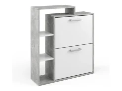 Discount Vicco Armário para sapatos /concreto 24.5x80x90 orlando Branco