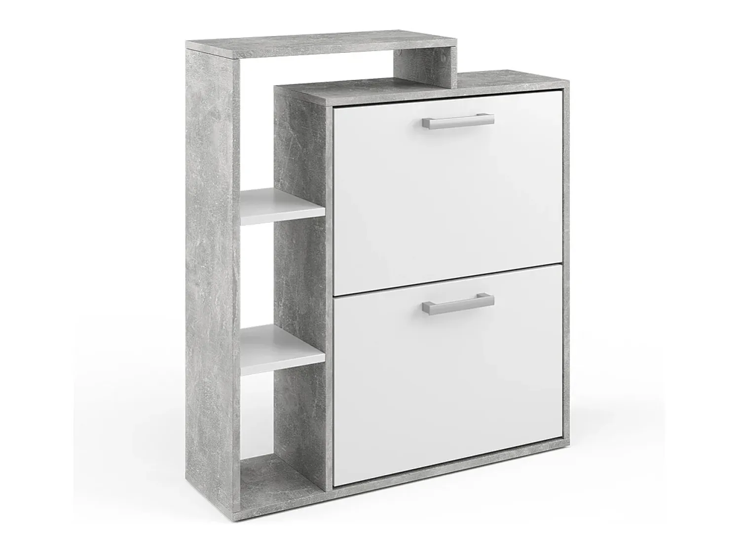Discount Vicco Armário para sapatos /concreto 24.5x80x90 orlando Branco
